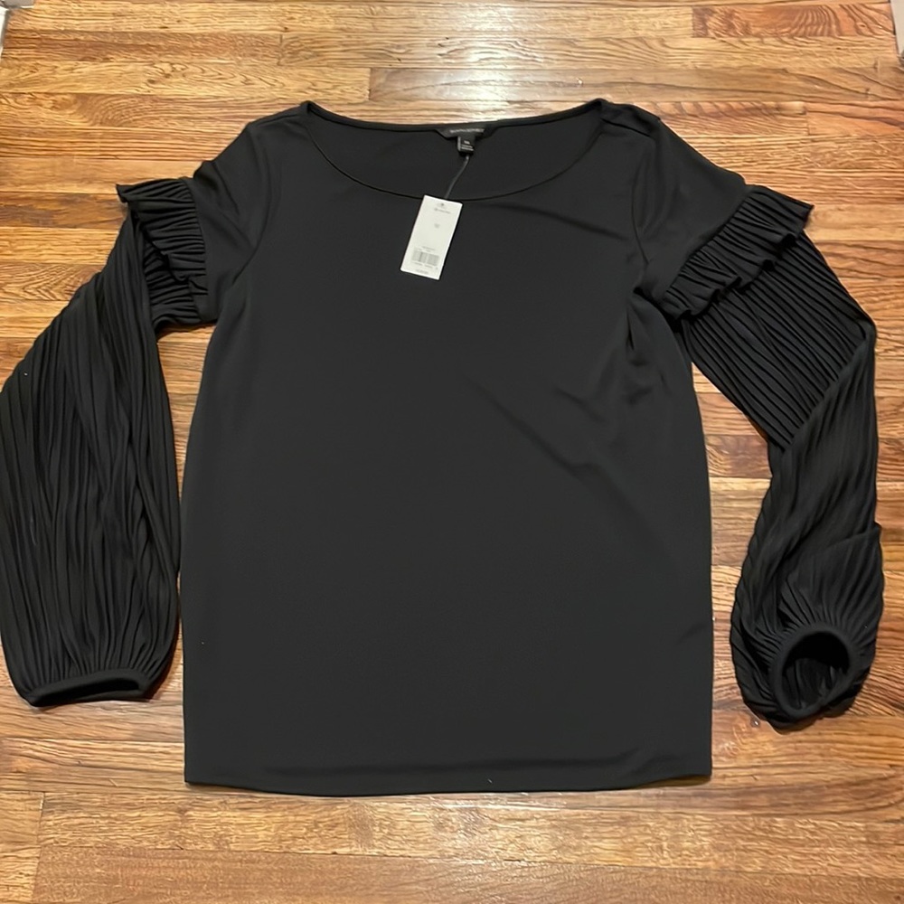 Brand New Banana Republic Blouse with Pleated Sleeves